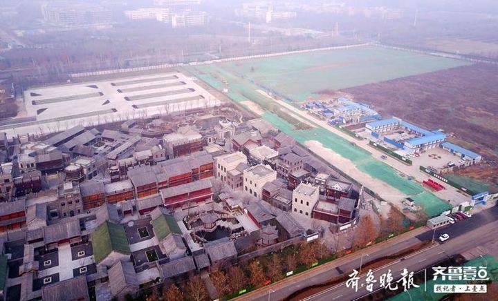 探济南西部华谊兄弟影视城:开建三年成这样气魄了